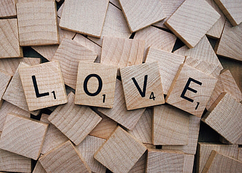 Romantic, Scrabble HD wallpaper