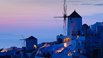 Scenic landscapes, que views, Serene beaches, Greek island getaway HD wallpaper