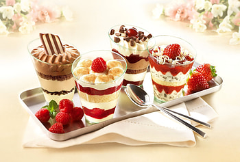 Food, Strawberry, Raspberry, Desert, Berries HD wallpaper