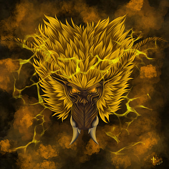 Art, Fangs, Beast HD phone wallpaper