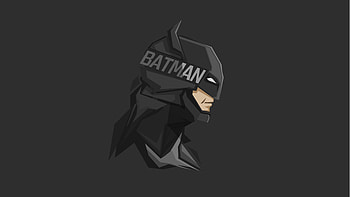 Batman Minimal Facet , batman, superheroes, minimalism, minimalist, artist, artwork, digital-art, artstation HD wallpaper