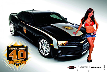 Super Chevy & Model, Black, 5thgen, GM, Babe HD wallpaper