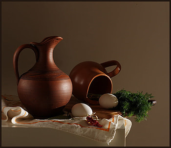 still life 1, cups, composition, art , still life, abstract HD wallpaper