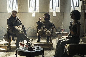 Game Of Thrones, Tv Show, Conleth Hill, Lord Varys, Missandei (Game Of Thrones), Nathalie Emmanuel, Peter Dinklage, Tyrion Lannister HD wallpaper