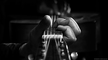 Playing Guitar HD wallpaper
