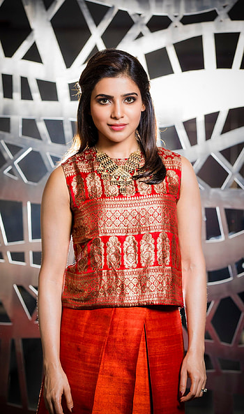 Samantha Akkineni, Telugu actress, fashion design HD phone wallpaper