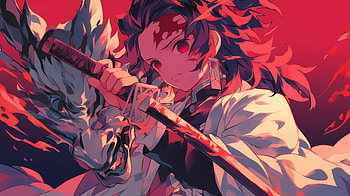 Tanjiro Kamado: Crimson Blade — Demon Slayer, Anime, Demon Slayer: Kimetsu no Yaiba, Tanjiro Kamado HD wallpaper