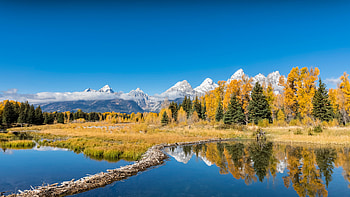 Grand Teton National Park, Wyoming, landscape, reflection, nature, grand teton national park HD wallpaper
