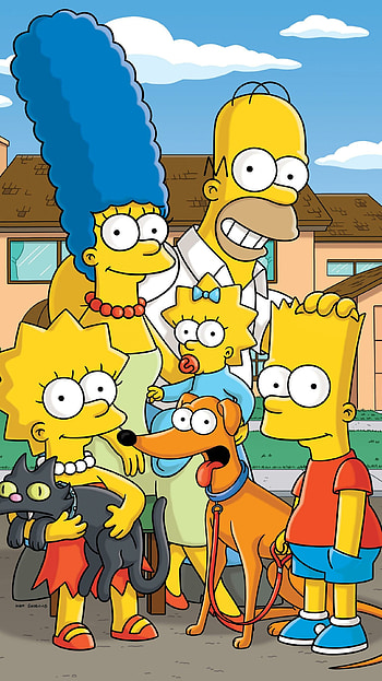 The Simpsons, , Stylish backgrounds, Mobile-friendly HD phone wallpaper