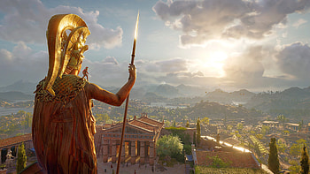 Assassin's Creed Odyssey — Quad : Dawn Over Athens, Assassin's Creed Odyssey HD wallpaper