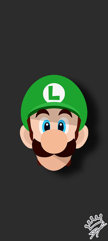 Luigi Flat, 8 Bit, minimal, minimalism, nintendo, minimalistic, minimally, mario, minimalist, bros HD phone wallpaper