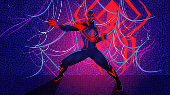 Digital Defender Spider Man 2099, spiderman-2099, spiderman, superheroes, artwork, digital-art, pixiv HD wallpaper