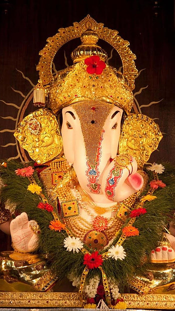 Ganpati, shivsunu, devotional, god HD phone wallpaper