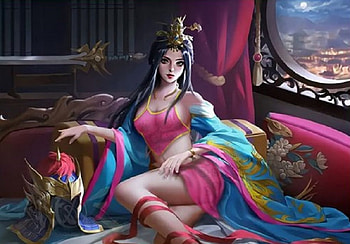 Concubine, digital, pretty, art, fantasy, pagoda, girl, woman HD wallpaper