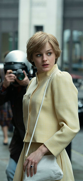 Emma Corrin's movies, Princess Diana in The Crown HD phone wallpaper