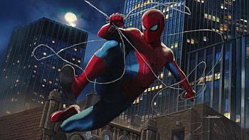 Spiderman Urban Hero, spiderman, superheroes, artwork, art, digital-art HD wallpaper