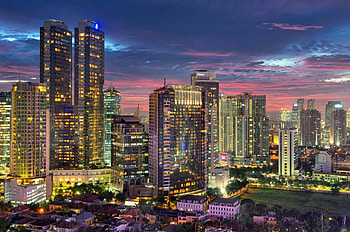 Jakarta skyline, Urban buzz, Modern metropolis, City lights HD wallpaper