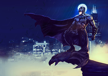 Batman Gotham Artwork, batman, gotham, artwork, digital-art, superheroes, artist, art HD wallpaper