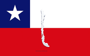 Happy New Year 2022 Chile, white background, Chile 2022, Chile 2022 New Year, 2022 concepts, Chile, Flag of Chile HD wallpaper