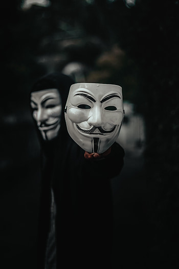 Hand, Miscellanea, Miscellaneous, Mask, Anonymous, Hood HD phone wallpaper