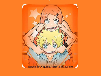 Young Minato & Kushina , minato, kushina, orange, young HD wallpaper