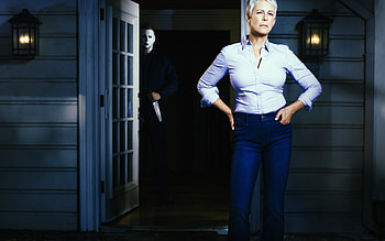 Jamie Lee Curtis, Halloween 2018 poster, New film release, High-resolution monitor HD wallpaper
