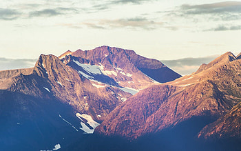 Nature, Sky, Mountains, Vertex, Tops HD wallpaper