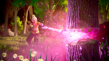 RuneScape Dragonwilds – Magical Forest Battle Scene, video game, RuneScape: Dragonwilds HD wallpaper