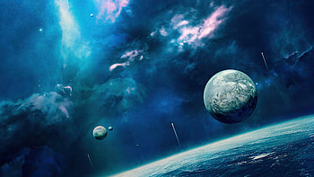 Rise Planets Space , planet, space, digital-universe, artist, artwork, digital-art, deviantart HD wallpaper