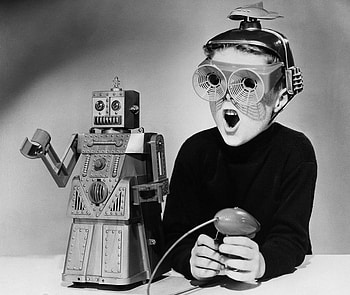 Robot, Sci Fi, Child, Toy HD wallpaper