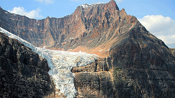 Nature, Mountains, Snow, Gorge, Avalanche HD wallpaper