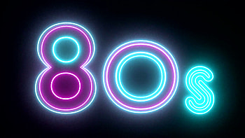 80s neon sign lights logo text glowing multicolor Motion Background - VideoBlocks HD wallpaper