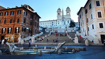 Romantic Rome, Early morning walk, Timeless place HD wallpaper