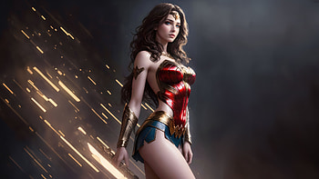 Force Of Justice Wonder Woman, wonder-woman, superheroes, artwork, artist, digital-art, art, deviantart HD wallpaper