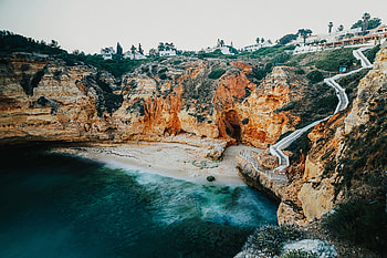 Beach, nature, sea, coast HD wallpaper
