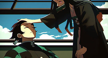 Tanjiro & Nezuko: from Demon Slayer, Anime, Demon Slayer: Kimetsu no Yaiba, Tanjiro Kamado, Nezuko Kamado HD wallpaper