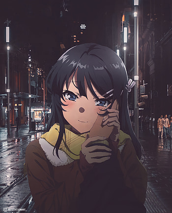 Bunny Girl Senpai, bunnygirlsenpai, AnimexReality, ManipulationAnime, AnimeAesthetcEdits, anime, animegirl HD phone wallpaper