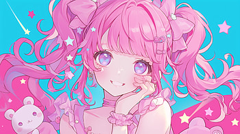 Cute Pink-Haired Anime Girl - Anime, anime girl, Anime, cute anime, cute, pastel HD wallpaper