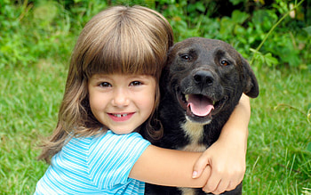 Girl and dog, pay, dogs, cute, puppies, beauty, dog face, animals, sweet, girl, beautiful, playful, playful dog, puppy, pretty, face, lovely, bubbles HD wallpaper