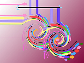 Abstract, colour HD wallpaper
