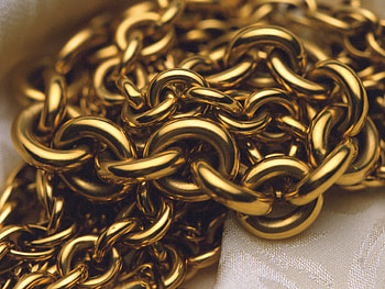 Gold, Miscellanea, Miscellaneous, Close-Up, Chain HD wallpaper