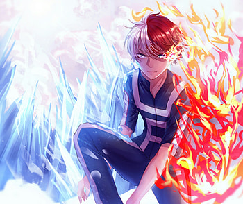 Shoto Todoroki, Anime, My Hero Academia HD wallpaper