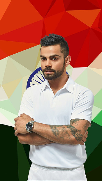Virat Kohli, Celeb status, Iconic cricketer, Inspirational figure HD phone wallpaper