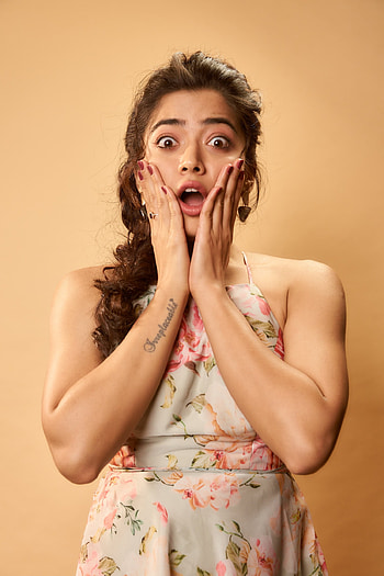 Rashmika mandanna, hair, lip HD phone wallpaper