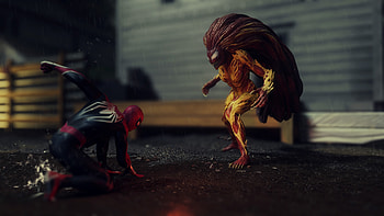 Peter and Scream, video game, Marvel's Spider-Man 2 HD wallpaper