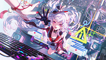 Sparxie: Neon Byte — Honkai: Star Rail Quad, Video Game, Sparxie (Honkai: Star Rail), Video Game Girl HD wallpaper