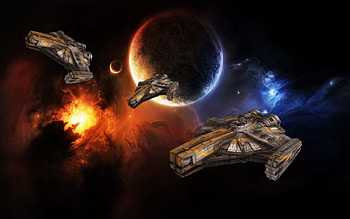 XS Frachter, space, sf, star trek, hop HD wallpaper