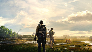 Tom Clancy's The Division 2, video game, landscape, soldiers HD wallpaper