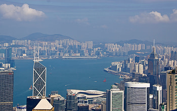 Hong Kong, Victoria Peak, Skyscrapers, Cityscape HD wallpaper