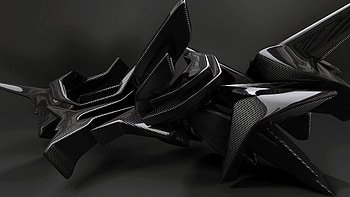 3D Carbon Element HD wallpaper